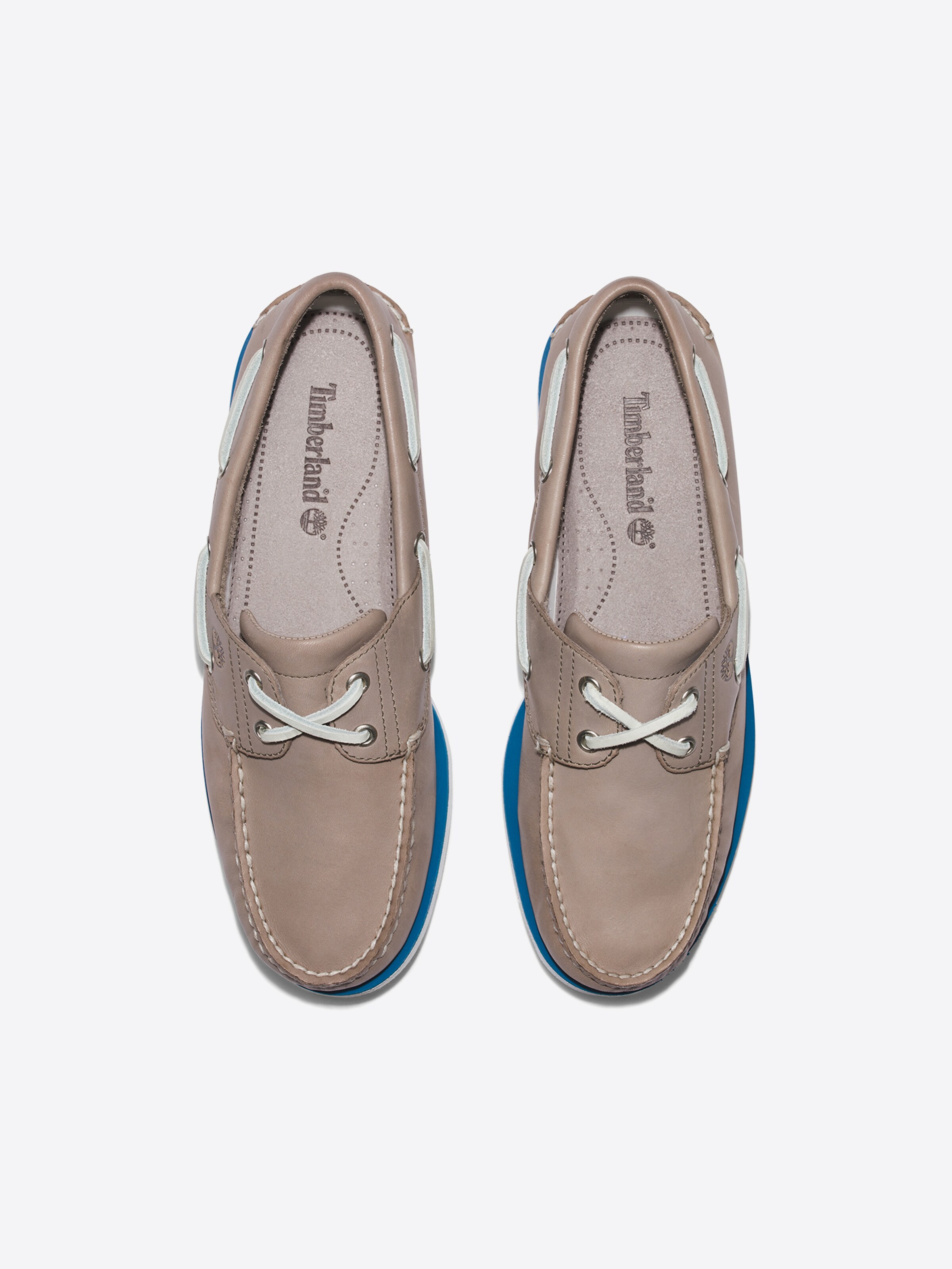 Männer Halbschuhe TIMBERLAND Mokassin 'Classic Boat 2 Eye' in Grau, Taupe - ZU40582 Männer Halbschuhe TIMBERLAND Mokassin 'Classic Boat 2 Eye' in Grau, Taupe - ZU40582