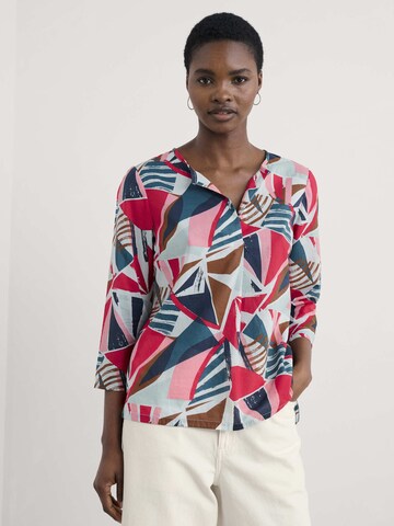 Seasalt Cornwall Bluse 'Watercolour Sketch' i pink: forside