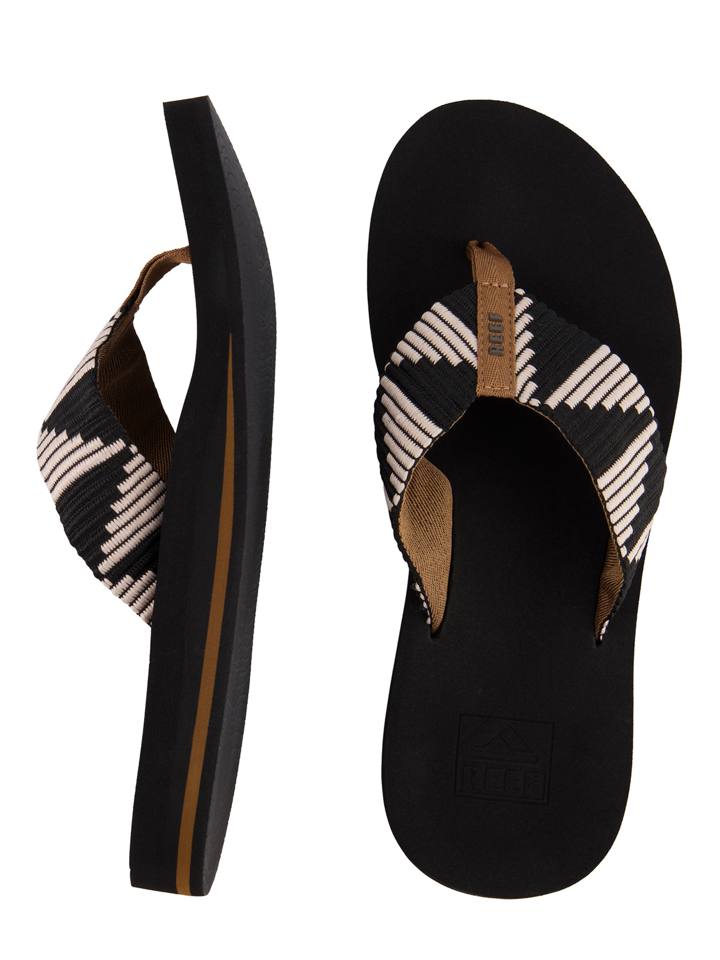 Claquettes / Tongs 'Spring Woven' REEF en marron