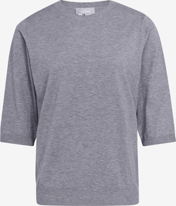 Usha - Jersey en gris: frente