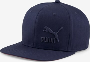 Casquette PUMA en bleu : devant