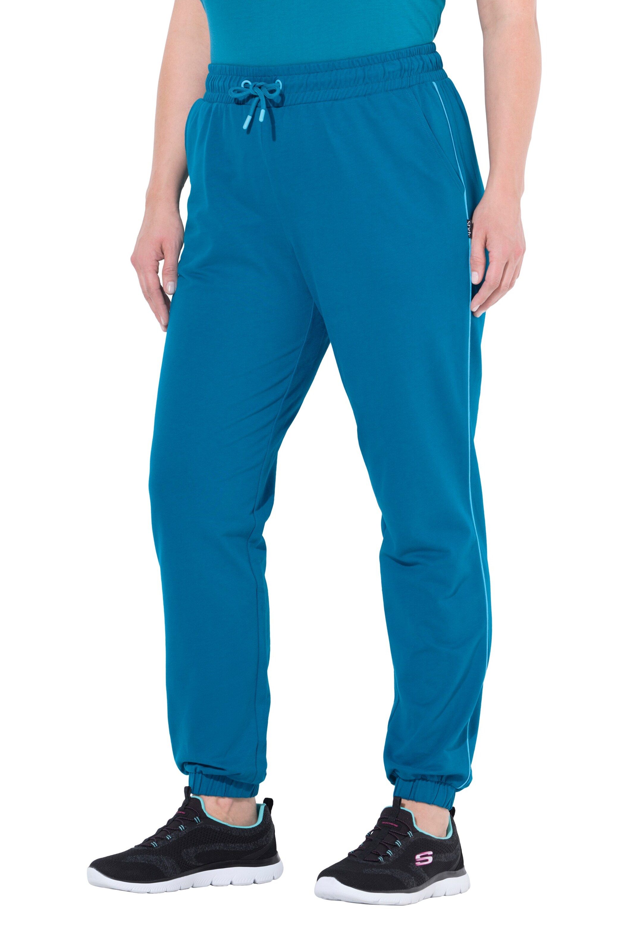 Effilé Pantalon Ulla Popken en bleu : devant