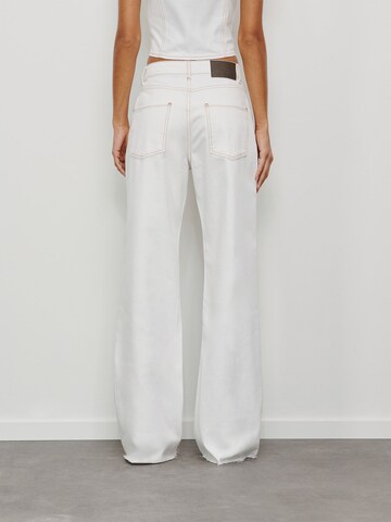 Wide Leg Jean RÆRE by Lorena Rae en blanc