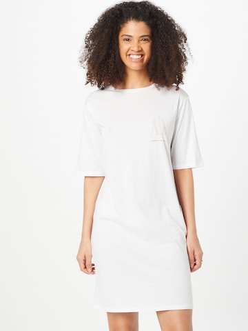 Robe ARMANI EXCHANGE en blanc : devant