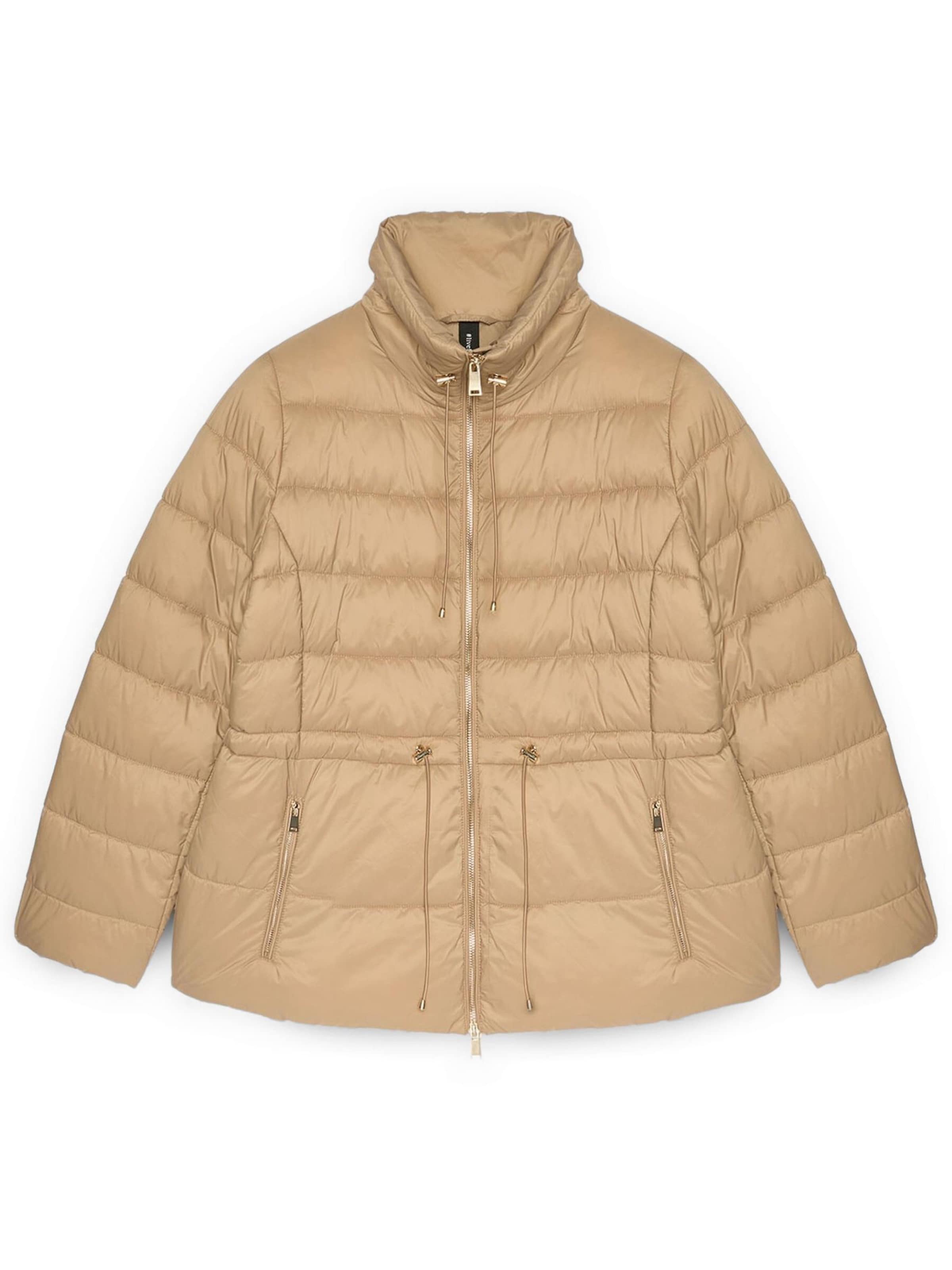 Fiorella Rubino Winterjas in Beige: voorkant