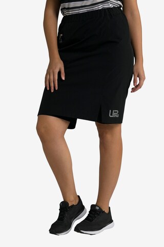 Ulla Popken Regular Skirt in Black: front