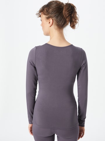 CURARE Yogawear Toiminnallinen paita 'Flow' värissä harmaa