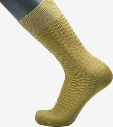 BGents Socks in Yellow: front