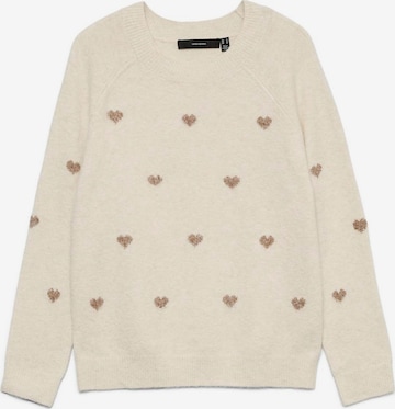 Vero Moda Girl - Jersey 'VMDoffy' en beige: frente