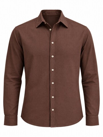 Grimelange Shirt 'Hemden' in Brown: front