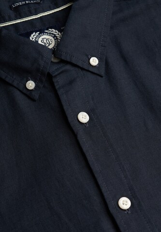 Superdry & Co Comfort Fit Hemd in Blau