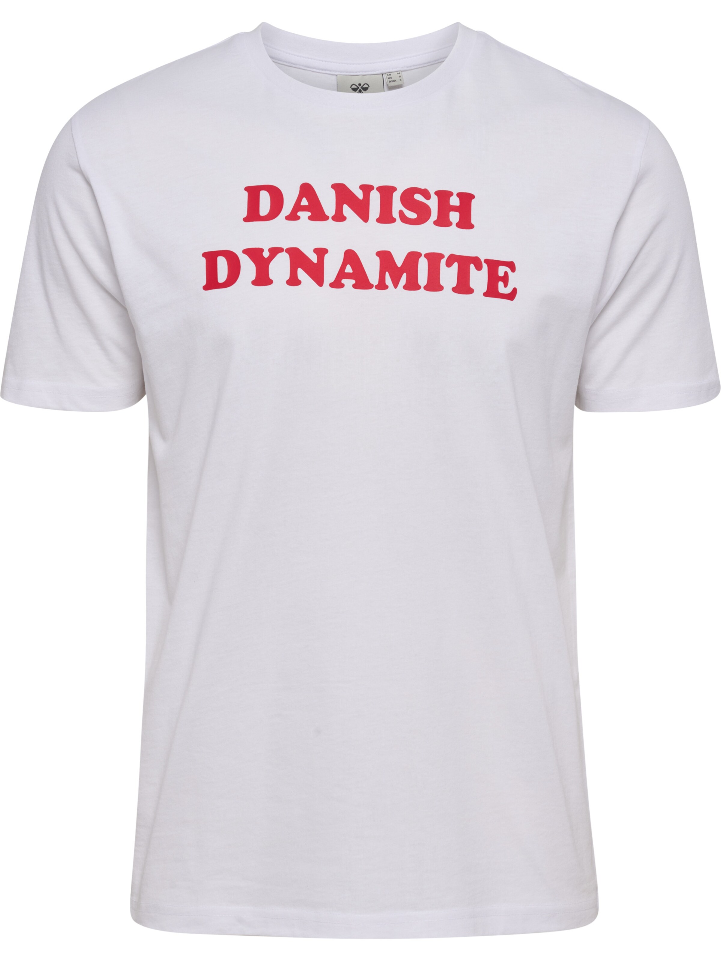 Hummel Shirt in Wit: voorkant