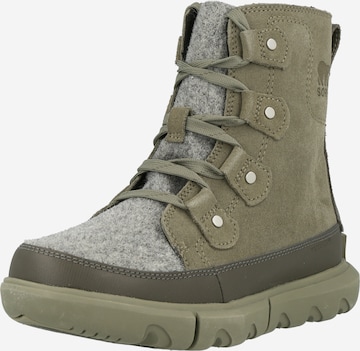 SOREL Snow Boots 'JOAN' in Green: front