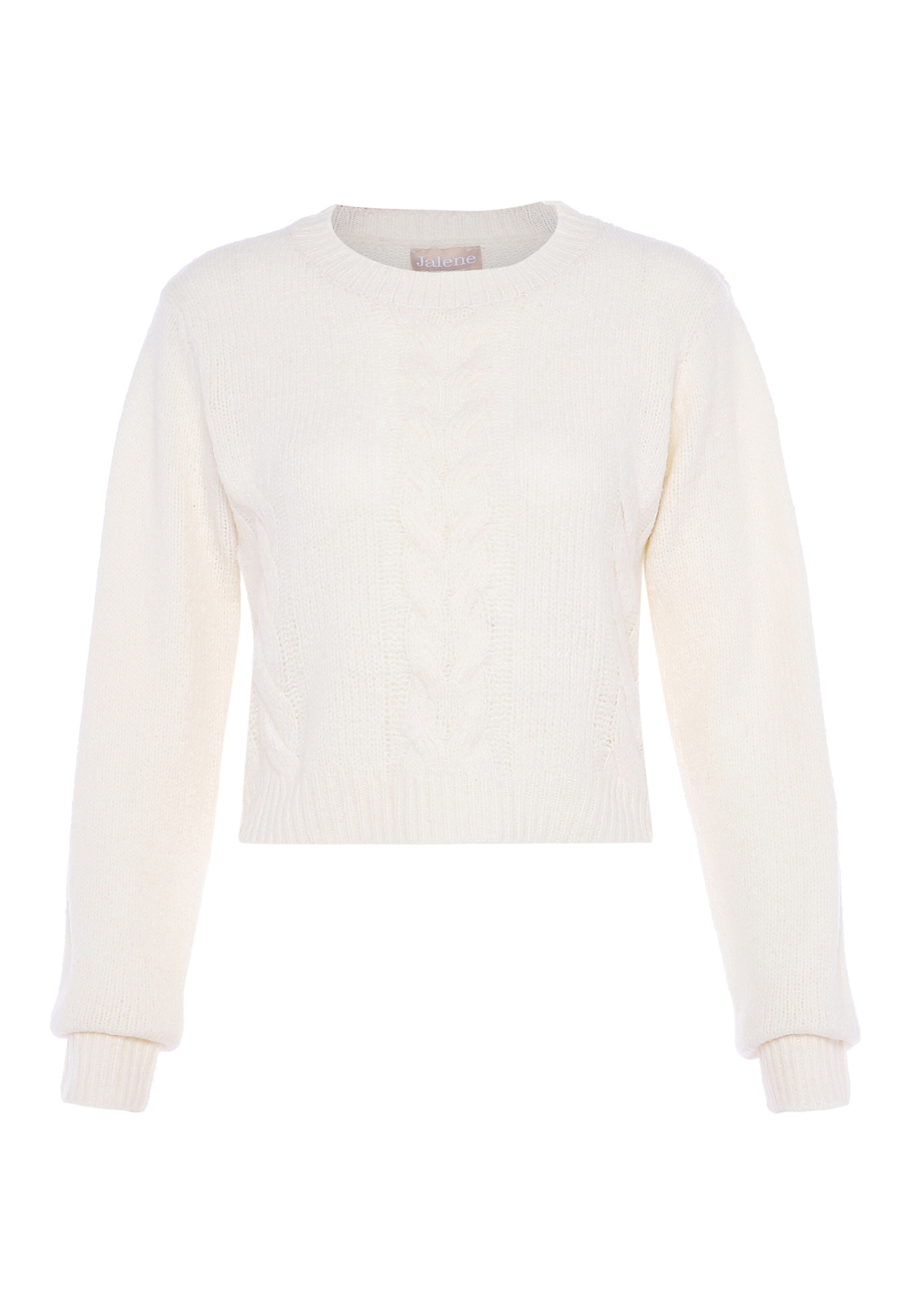 Jalene Sweater in White: front