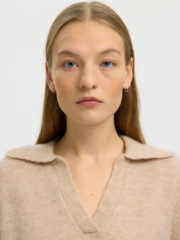 SELECTED - Jersey 'SLFLulu' en beige