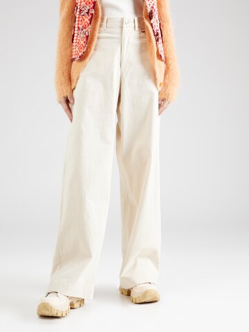 Wide Leg Pantalon 'Florida' Lollys Laundry en beige : devant