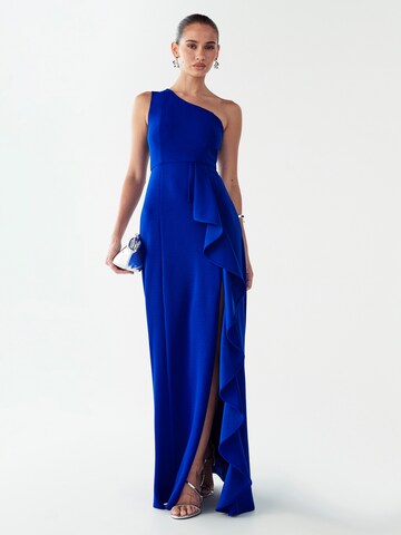 BWLDRVečernja haljina 'Catia' - plava boja: prednji dio