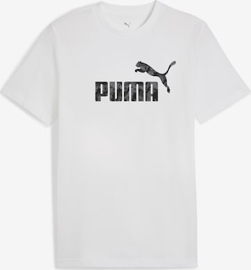 PUMA Performance Shirt 'ESS' in White: front