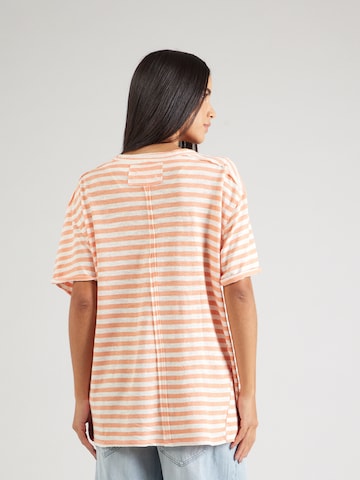 Free People Majica | oranžna barva