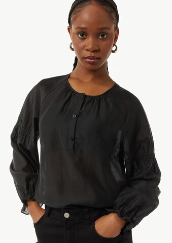 comma casual identity Bluse in Schwarz