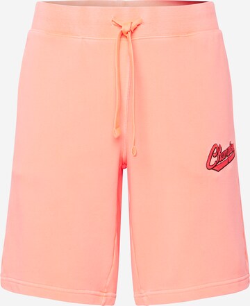 Pantalon Champion Authentic Athletic Apparel en orange : devant