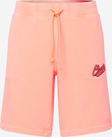 Champion Authentic Athletic Apparel Trousers in Orange: front