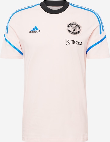 T-Shirt fonctionnel 'Manchester United Condivo 22' ADIDAS SPORTSWEAR en rose : devant
