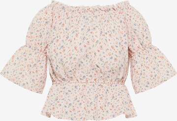 MYMO Blouse in Roze: voorkant