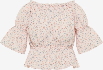 MYMO Blouse in Roze: voorkant