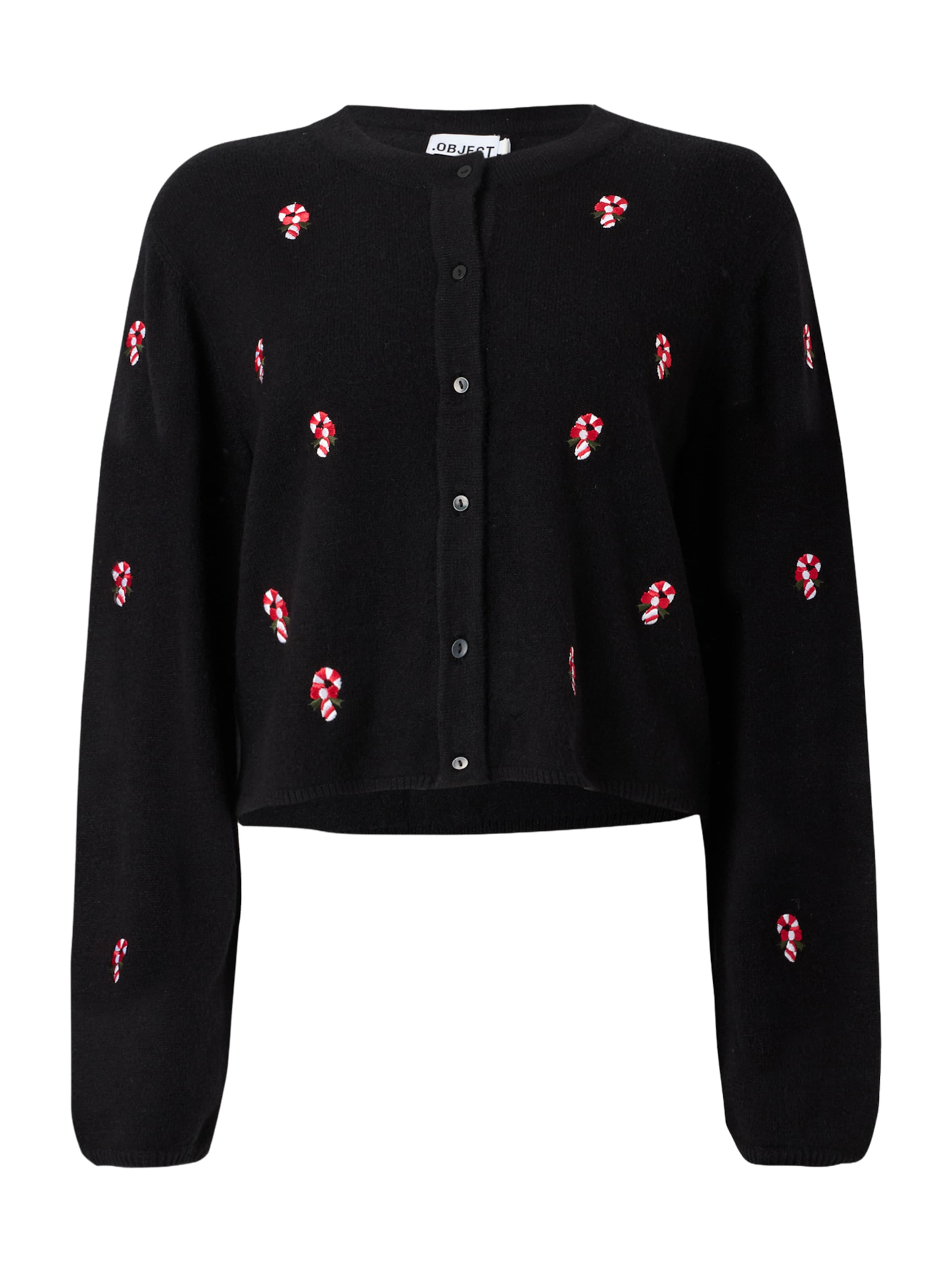 OBJECT Kampsun 'OBJTHESS', värv must: eest vaates