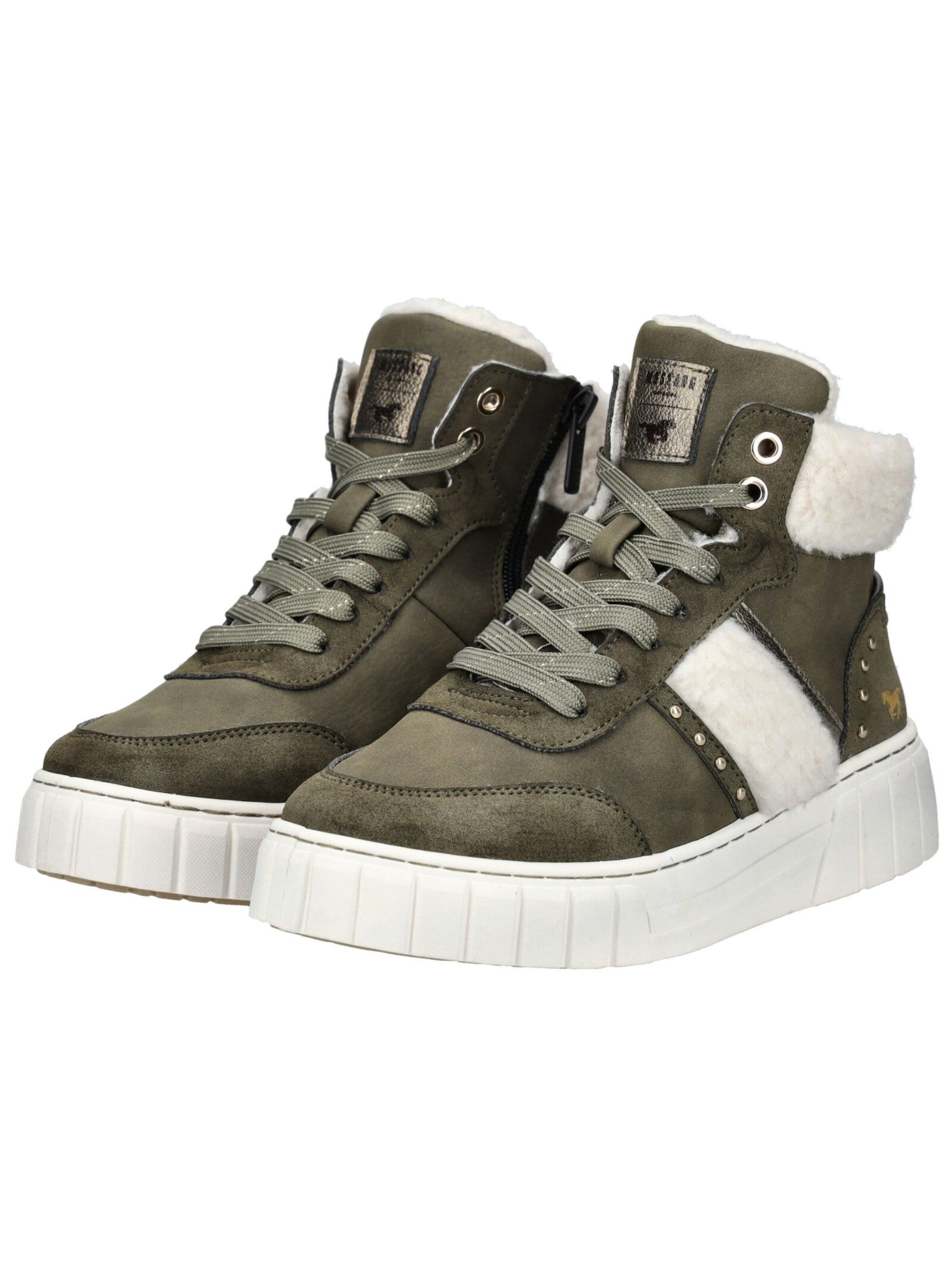 Sneaker alta di MUSTANG in verde