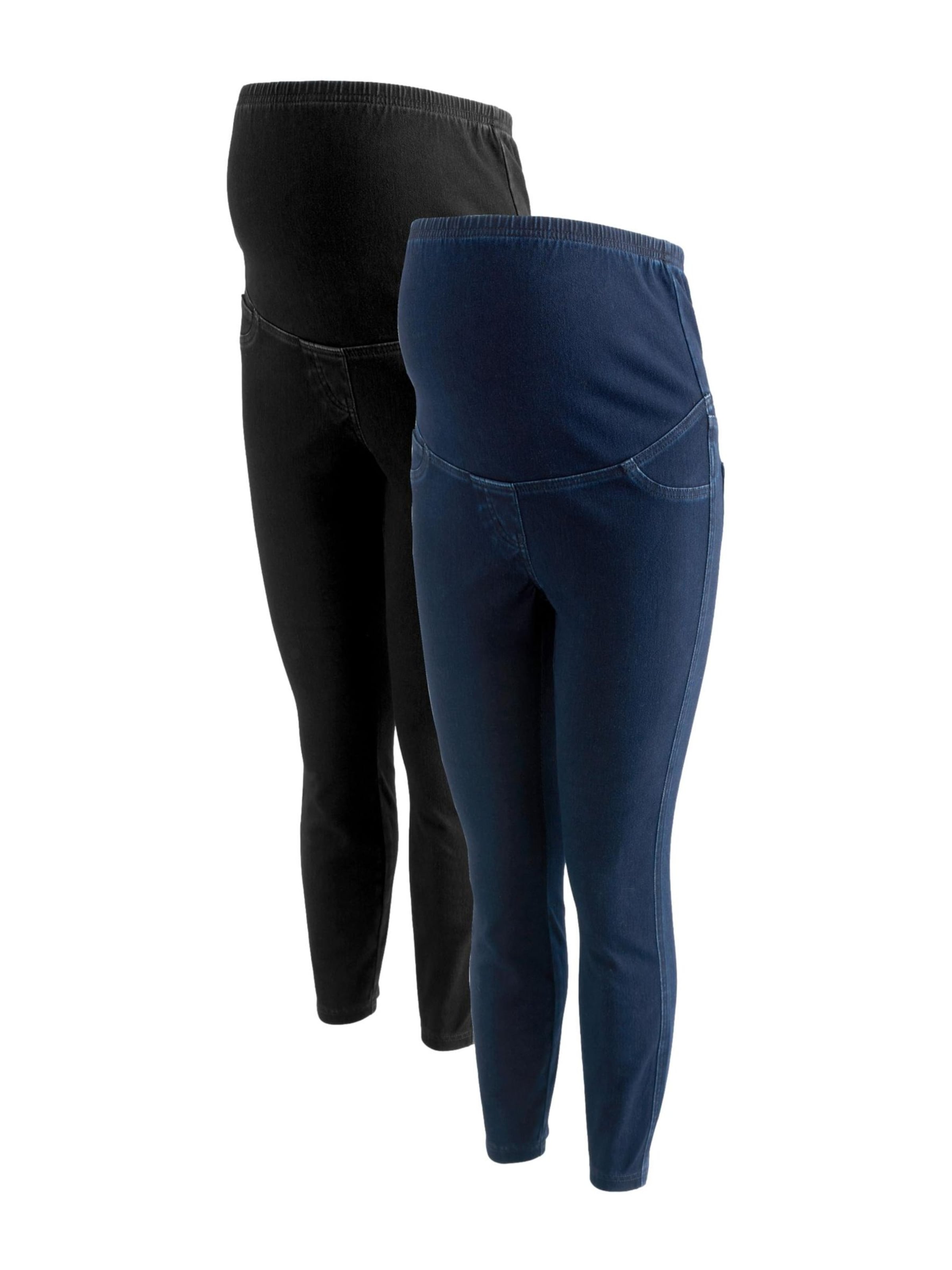 Next Скинни Леггинсы в Синий: спереди