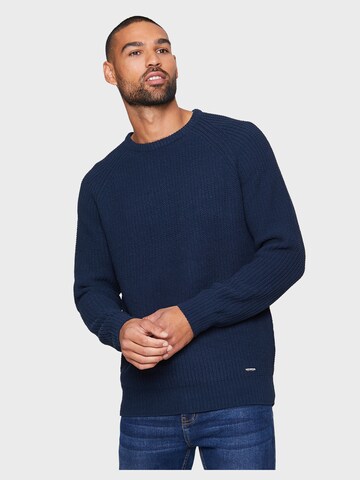 Pull-over 'Grays' Threadbare en bleu : devant