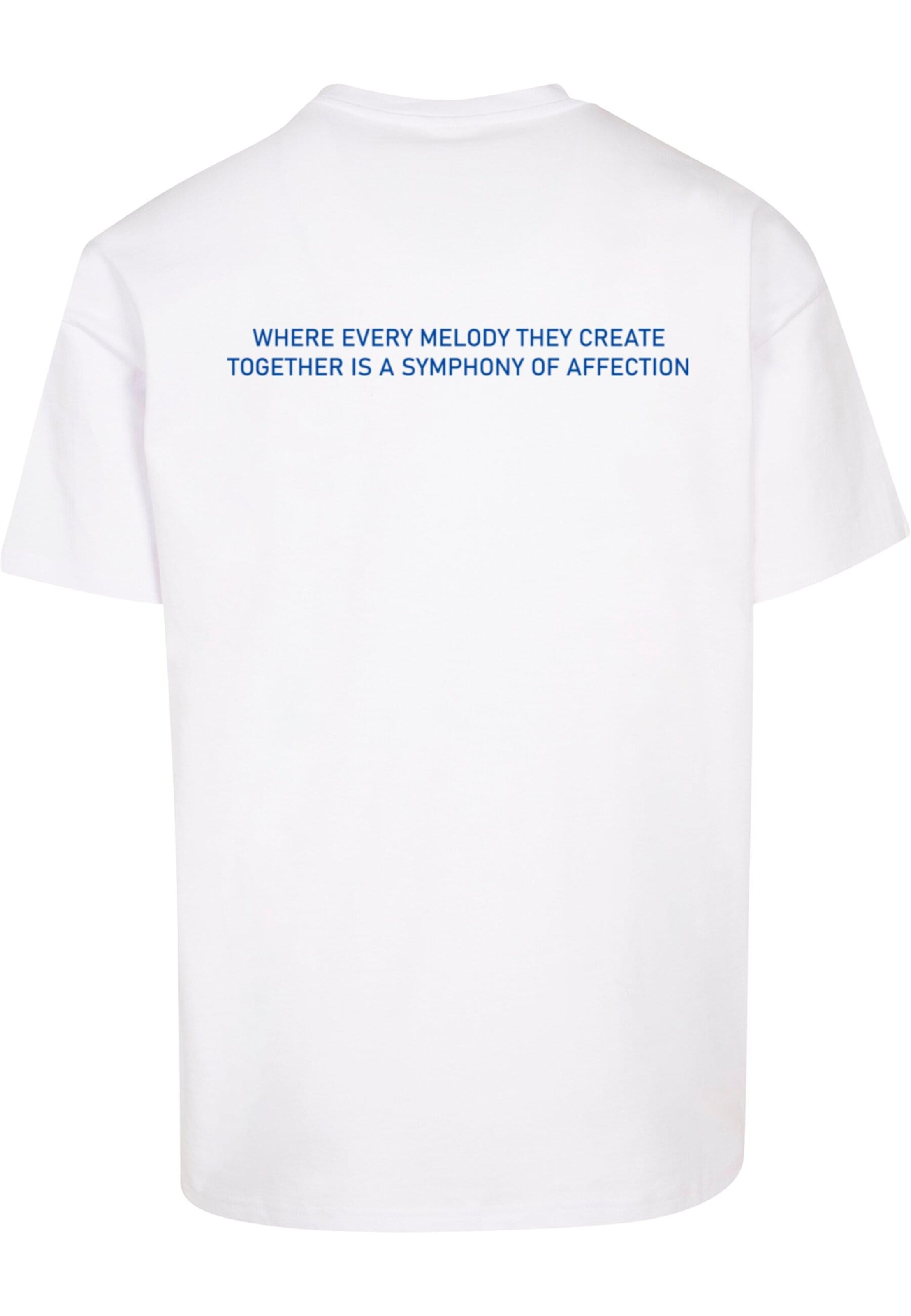 Merchcode Shirt 'Love Birds' in Wit