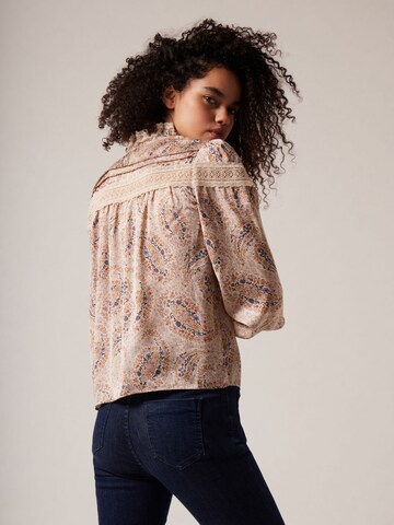 NAF NAF Bluse ' Sablon ' in Beige