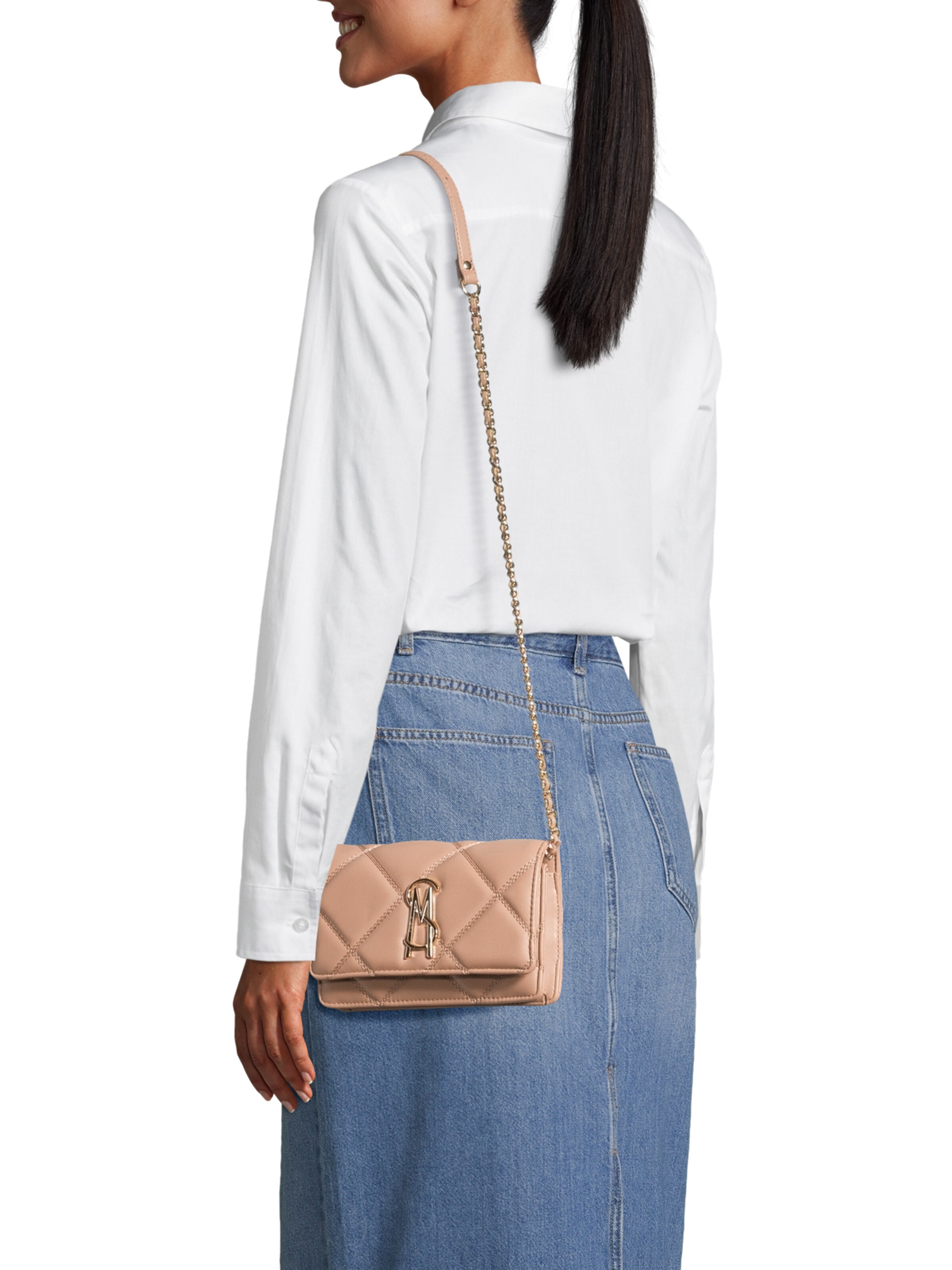 STEVE MADDEN Torba za čez ramo 'Bendue' | roza barva