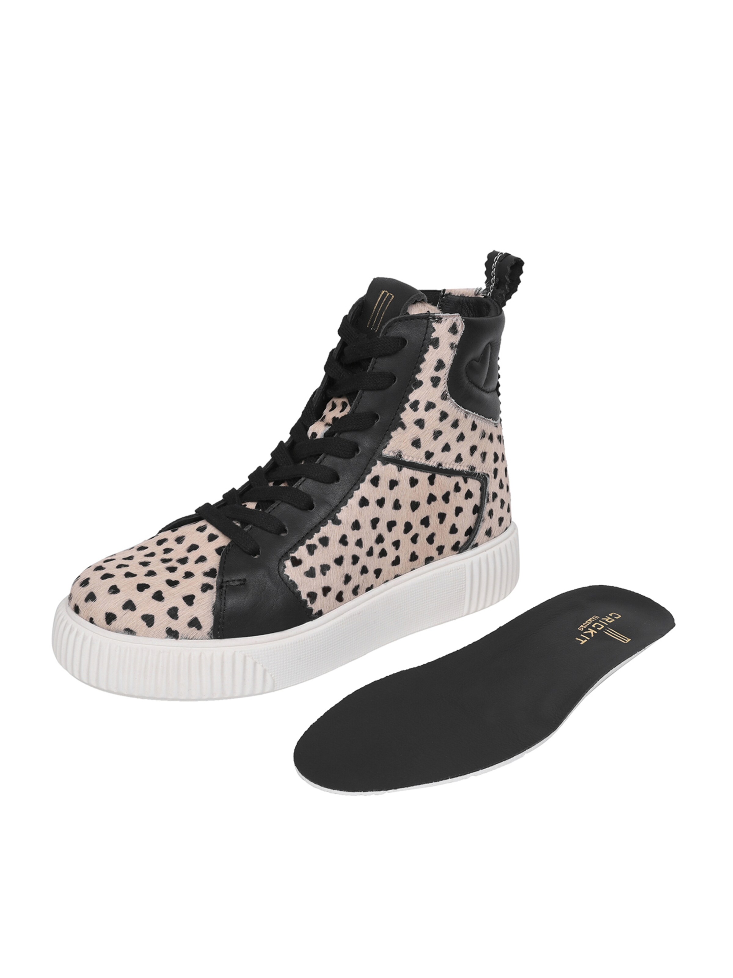 Crickit Sneakers hoog 'NIMA' in Zwart
