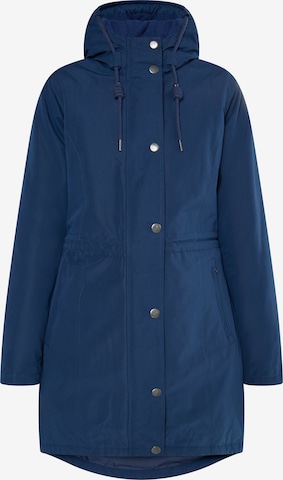 ICEBOUND Between-seasons coat 'Keyti' in Blue: front