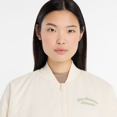 new balance Übergangsjacke in weiß, Produktansicht