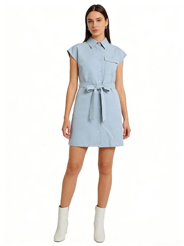 MEETWEE Blousejurk in Blauw