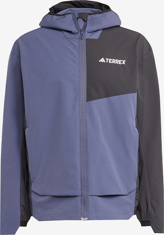 ADIDAS TERREX Outdoor jacket in Blue: front