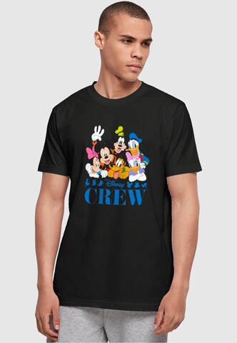 ABSOLUTE CULT Shirt 'Mickey Mouse - Disney Friends' in Zwart: voorkant