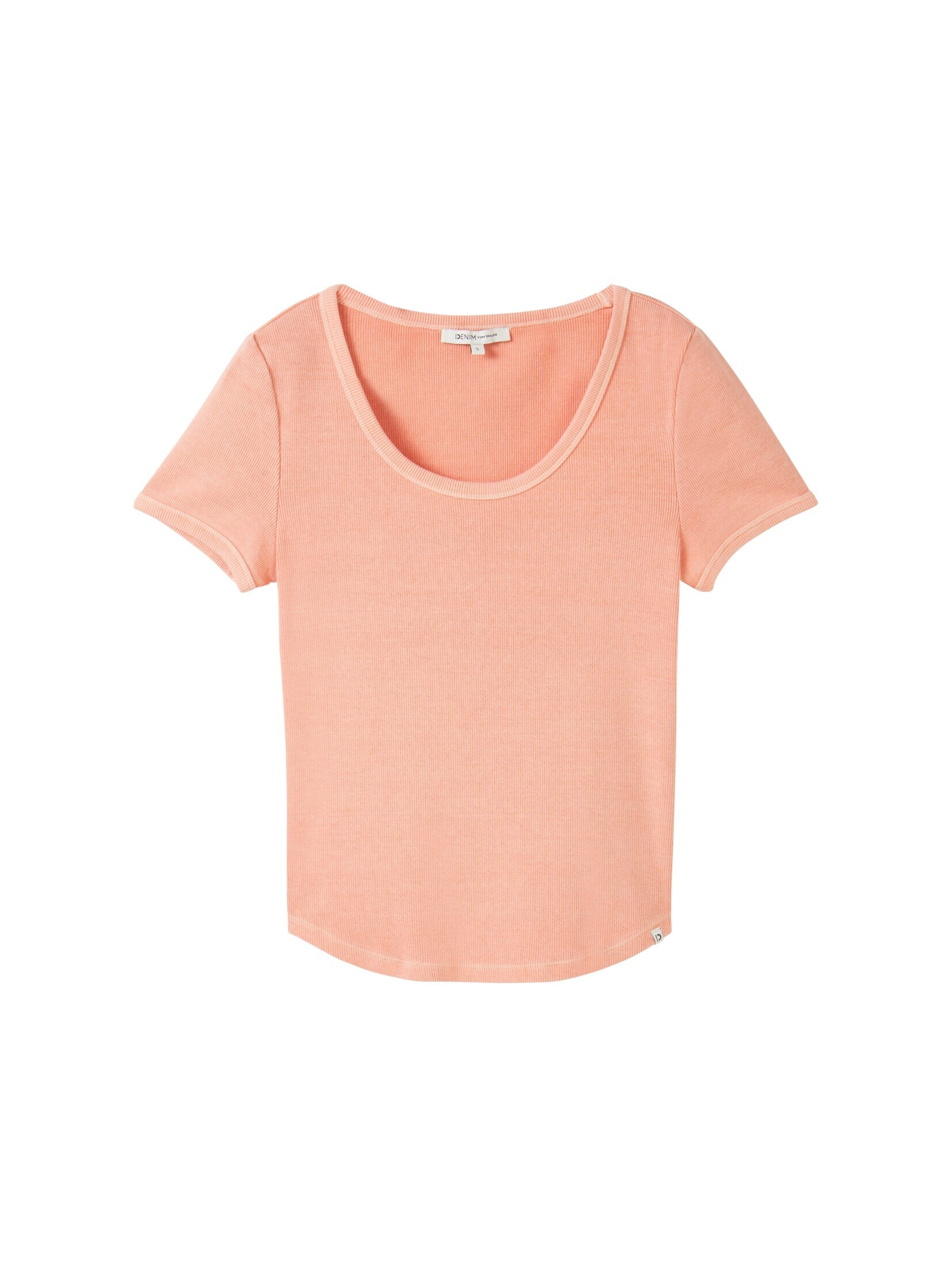 TOM TAILOR DENIM T-Shirt in Orange: Vorderseite