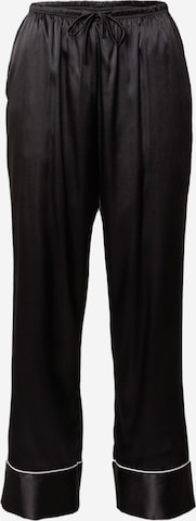 Hunkemöller Pajama Pants in Black: front