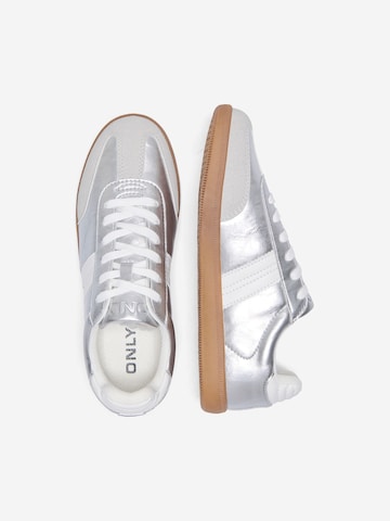 Sneaker bassa 'ONLAmber' di ONLY in argento