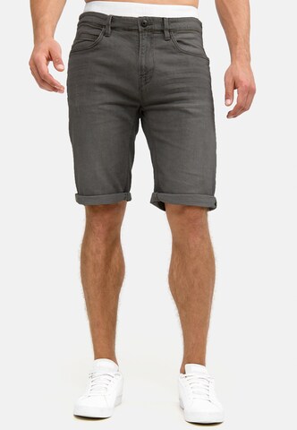 INDICODE JEANS Regular Jeans 'Caden' in Grey: front