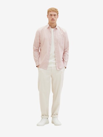 TOM TAILOR Regular Fit Skjorte i pink