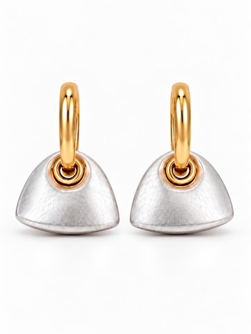 Boucles d'oreilles 'Two-Tone' LanLivia en or : devant
