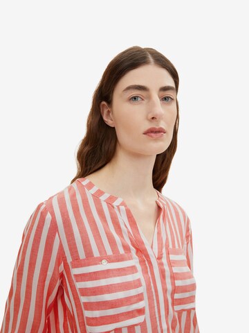 Camicia da donna di TOM TAILOR in rosso