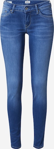 Pepe Jeans Skinny Farkut 'Pixie' värissä sininen: edessä